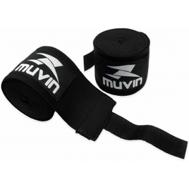 Bandagem Elastica 300cm x 5cm Preto Muvin