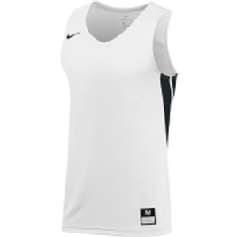 Imagem da oferta Regata Nike Dri Fit STK Masculina - Branco e Preto