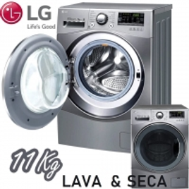 Imagem da oferta Lava & Seca LG 11Kg Prime Touch Prata - WD11EP6