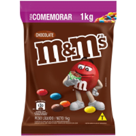 Imagem da oferta Confeito de Chocolate ao Leite M&M's 1kg