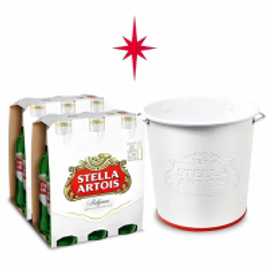 Imagem da oferta Kit Stella Artois 2packs (12 Unidades) + Balde Alto Relevo