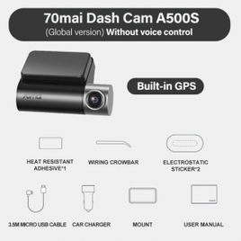 Câmera Automotiva 70mai Plus A500S