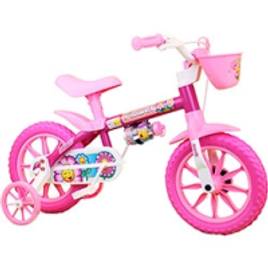 Imagem da oferta Bicicleta Infantil Nathor Aro 12 - Flower