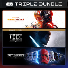Imagem da oferta Jogo Pacote Triplo EA Star Wars: Squadrons + Jedi Fallen Order Edição Deluxe + Battlefront II Celebration Edition - Xbox One