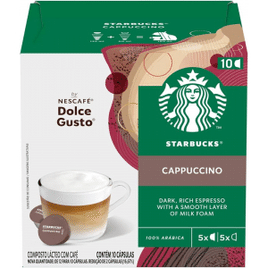 Imagem da oferta Cappuccino em Cápsula Starbucks Caixa 100g - 10 Unidades