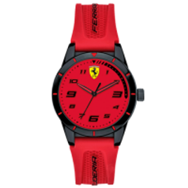 Imagem da oferta Relógio Scuderia Ferrari Infantil Borracha Vermelha - 860008