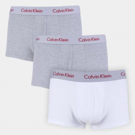 Kit Cueca Boxer Calvin Klein Trunk 3 Peças Tam G