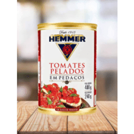 Imagem da oferta 10 Unidades Tomates Pelados Hemmer em Pedaços 240g