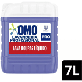 Imagem da oferta 4 Unidades Sabão Liquido Omo Pro Lavanderia Profissional 7L