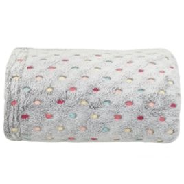Imagem da oferta Cobertor Solteiro Fleece Confete - Casa & Conforto