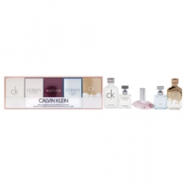 Imagem da oferta Kit Perfume Feminino Miniatura Calvin Klein Deluxe Travel Collection 5 Unidades 10ml Cada