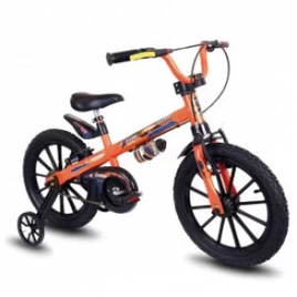 Imagem da oferta Bicicleta Infantil Aro 16 Com Rodinhas Menino Extreme - Nathor