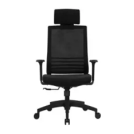 Imagem da oferta Cadeira Office Husky Sit 350 Encosto de Cabeça Fixo Cilindro de Gás Classe 3 Base em Nylon - HTCD