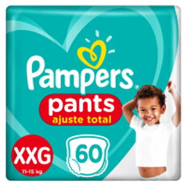 Imagem da oferta Fralda Pampers Pants Ajuste Total Giga Tamanho XG com 60 Unidades - 6 Unidades (360)