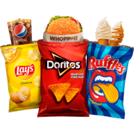 Imagem da oferta Promoção Burger King no Pacote - Prêmios Burguer King nas embalagens de Elma Chips