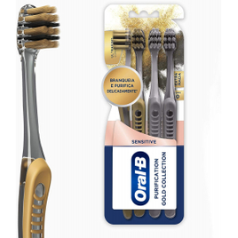 Imagem da oferta Escova Dental Oral-B Purification Gold Collection - 4 Unidades