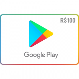 Imagem da oferta Gift Card Digital Google Play R$ 100 Recarga
