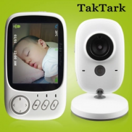 Imagem da oferta TakTark Babá Eletrônica 3.2 Sem Fio com Visão Noturna e Sensor de Temperatura