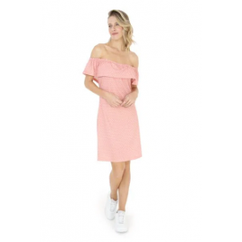 Imagem da oferta Vestido Ombro a Ombro Poá Rosé
