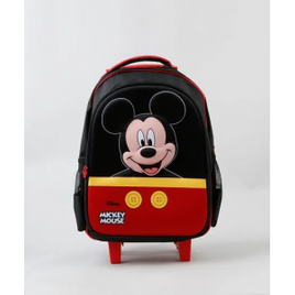 Imagem da oferta Mochila Escolar Infantil com Rodinhas Mickey Mouse Preta