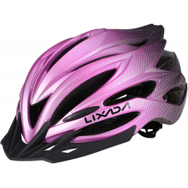 Capacete de Ciclismo Gainty Respirável com Luz Traseira e Viseira de Sol