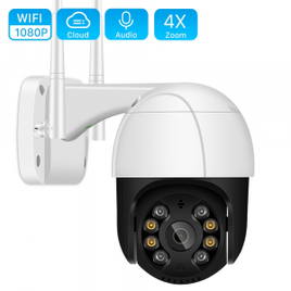 Câmera de Segurança ANBIUX 1080P Sem Fio - sem Cartão SD Conector Europeu