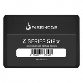 Imagem da oferta SSD Rise Mode Gamer Z Series 512GB Sata Leitura: 535MB/s e Gravação: 435MB/s - RM-SSD-512