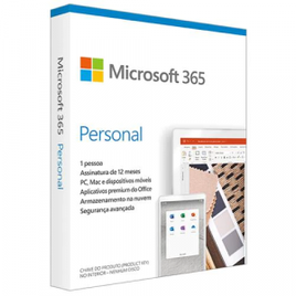 Assinatura Anual Microsoft 365 Personal para 1 Usuário com 1TB na Nuvem