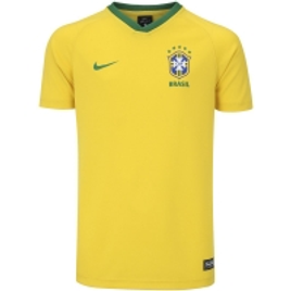 Imagem da oferta Camisa da Seleção Brasileira I 2018 Nike Torcedor - Juvenil