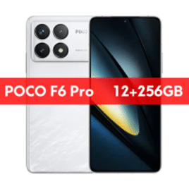 Imagem da oferta Smartphone Poco F6 Pro 256GB 12GB 5G NFC 6,67" 120Hz 120W - Versão Global