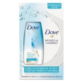 Imagem da oferta Kit Dove Oxigênio Shampoo 400ml + Condicionador 200ml