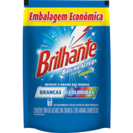 Imagem da oferta Refil Detergente Líquido Brilhante Brilho Ativo Roupas Brancas e Coloridas 1L