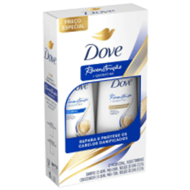 Imagem da oferta Kit Dove Restauração + Queratina Shampoo 350ml + Condicionador 175ml