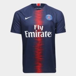 Imagem da oferta Camisa Paris Saint-Germain Home 18/19 s/n° Torcedor Nike Masculina - Marinho