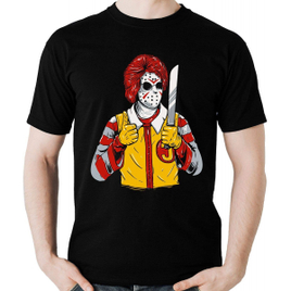 Imagem da oferta Camiseta Serial Kilo palhaço assassino Parodia Jason