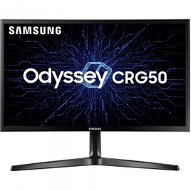 Imagem da oferta Monitor LED 24" Gamer Samsung CRG50 1920x1080 Curvo FHD 144 Hz HDMI DP Freesync Preto Série