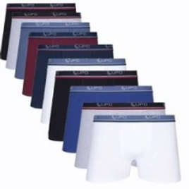 Imagem da oferta Kit Com 10 Cuecas Boxer Cotton Confort 523 002 Lupo