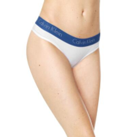 Imagem da oferta Calcinha Calvin Klein Underwear Tanga Logo Branca