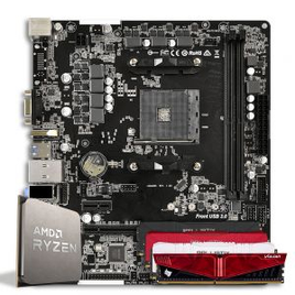 Imagem da oferta Pichau Kit upgrade AMD Ryzen 5 3350G A320M DDR4 8GB DDR4