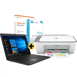 Imagem da oferta Kit Notebook HP 246 G7 Intel i5 8gb SSD 256GB - 9MW01LA + Impressora HP Deskjet Ink Advantage - 2776 + Papel Sulfite HP Office A4 + Pacote Office 365