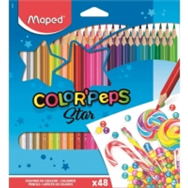 Imagem da oferta Lápis de Cor Maped Color Peps 832048ZV 48 Cores