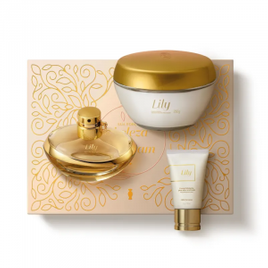 Imagem da oferta Kit Presente Dia das Mães Lily: Eau de Parfum 75ml + Creme Acetinado 250g + Creme de Mãos 50g - O Boticário