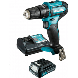 Imagem da oferta Makita Parafusadeira/Furadeira de Impacto A Bateria 12v Cxt HP333DWYX3 com Carregador