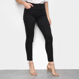 Imagem da oferta Calça Jeans Skinny Colcci Bia Cintura Alta Feminina - Preto