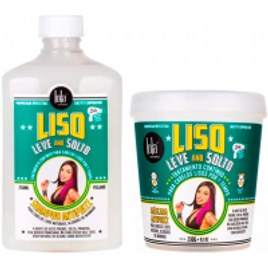 Imagem da oferta Kit Máscara + Shampoo Lola Cosmetics Liso Leve e Solto