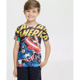 Imagem da oferta Camiseta Infantil Estampa Capitão América Marvel