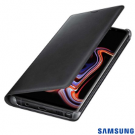 Imagem da oferta Capa Protetora para Galaxy Note 9 em Couro com Porta Cartão Preta - Samsung - EF-Wn960lbegbr