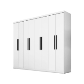Imagem da oferta Guarda-Roupa Araplac Móveis 8 Portas Branco