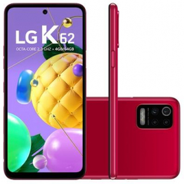 Imagem da oferta Smartphone LG K62 64GB 48MP Tela 6.5´ Vermelho - LMK520BMW