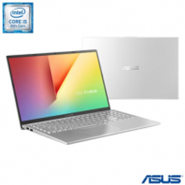 Imagem da oferta Notebook Asus, Intel® Core™ i5, 8GB, 1TB, 15.6'', Intel® HD Graphics 620, Prata Metálico, VivoBook 15 - X512FA-BR569T